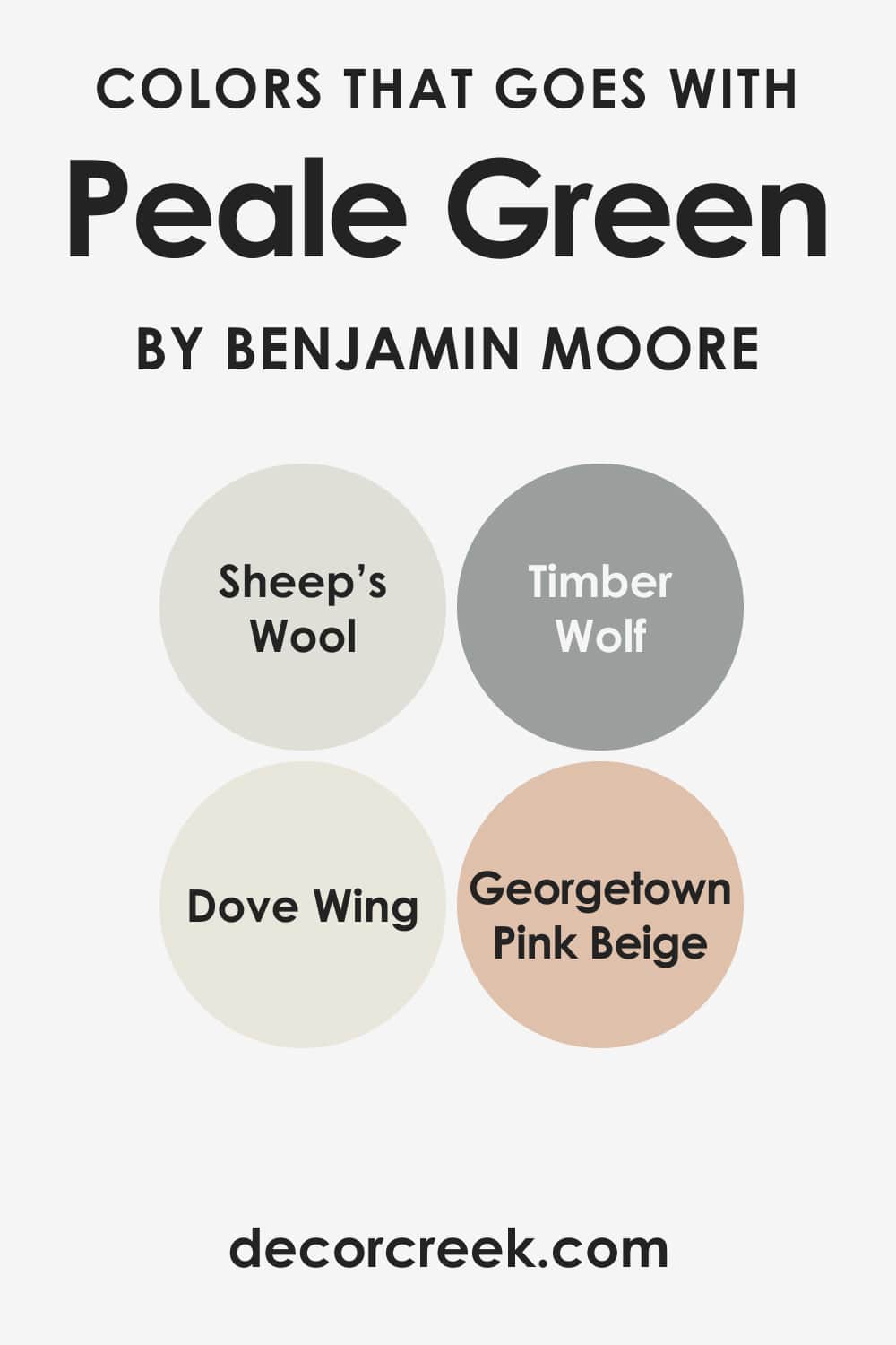Colors That Go With Peale Green HC-121
