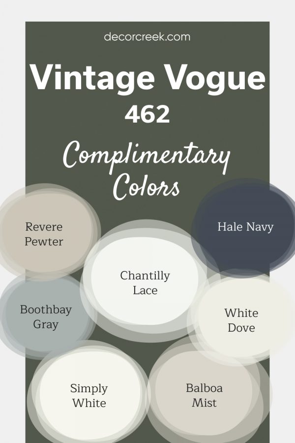 Vintage Vogue 462 Paint Color by Benjamin Moore
