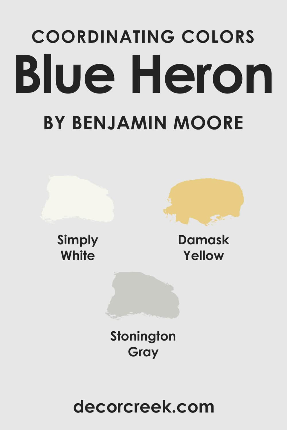 Coordinating Colors For BM Blue Heron