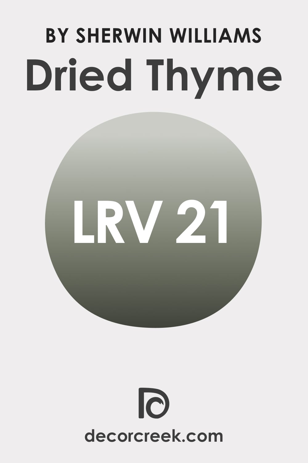 What LRV Dried Thyme SW-6186 Has?