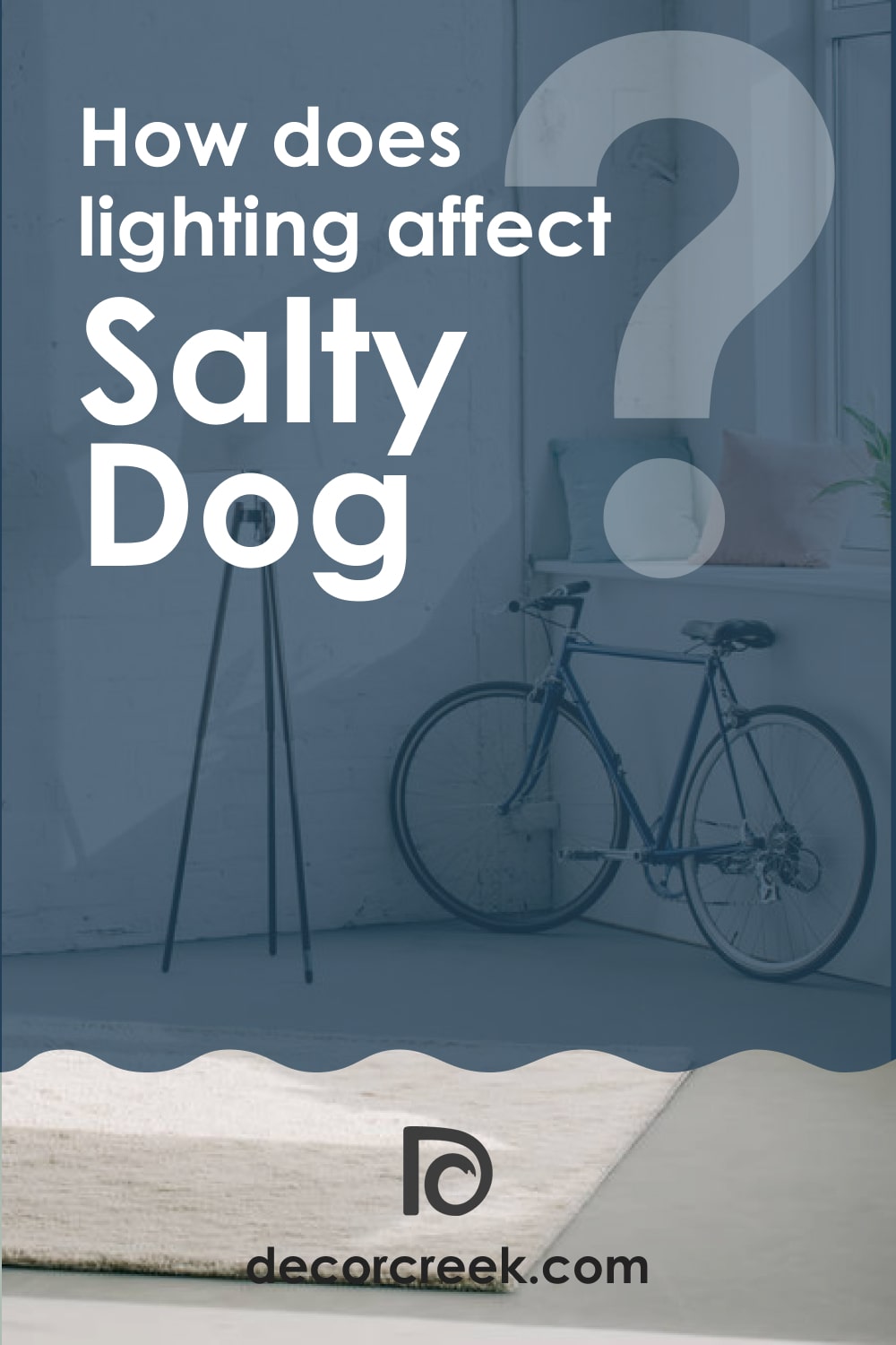 Lighting of Salty Dog SW-9177 Paint Color