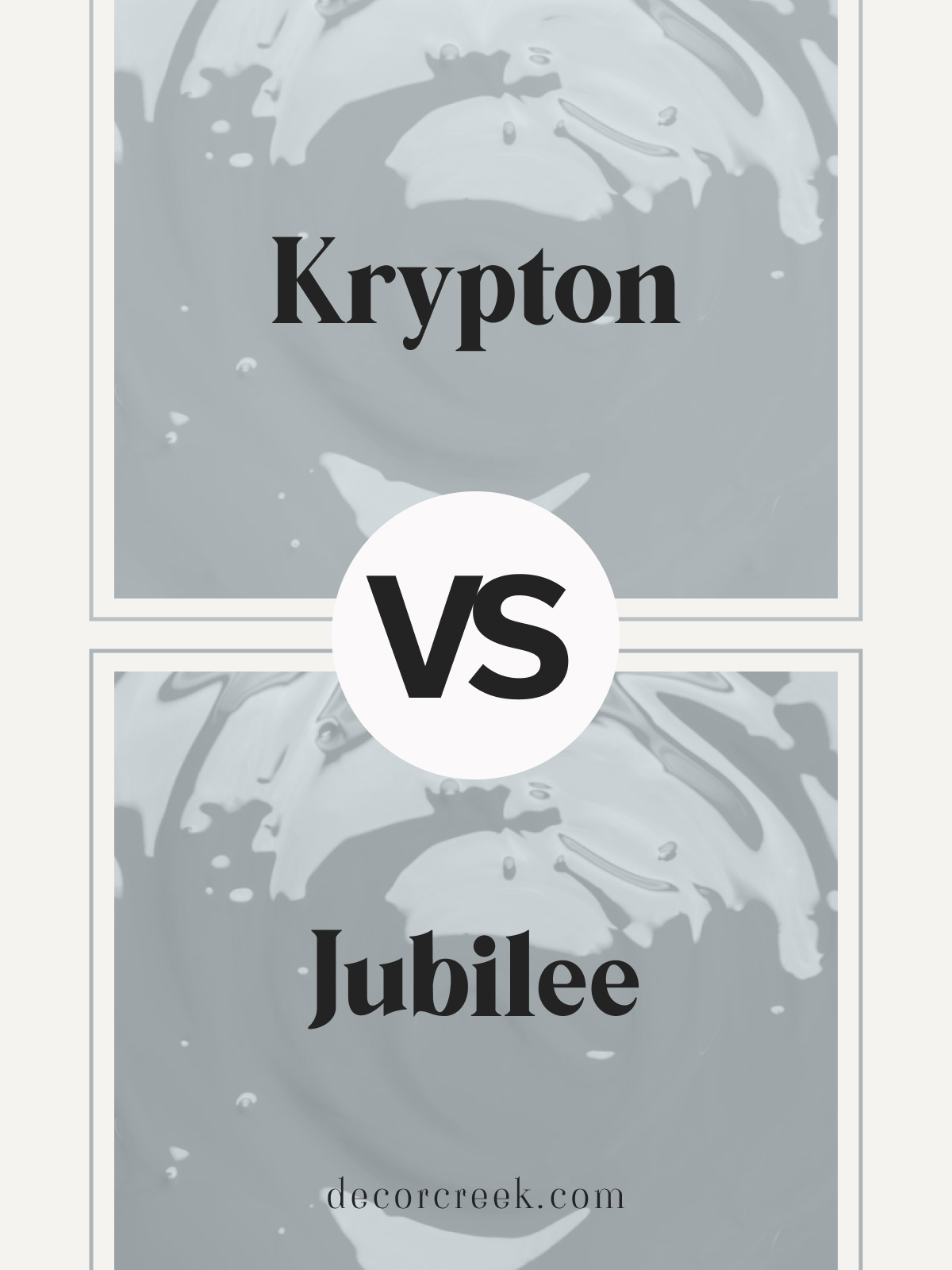 Krypton SW 6247 vs Jubilee SW 6248 by Sherwin Williams