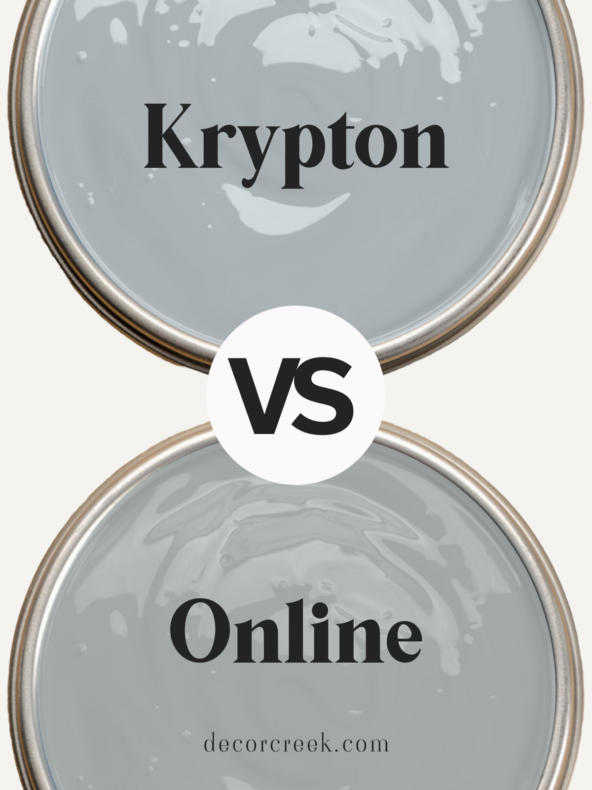 Krypton SW 6247 vs Online SW 7072 by Sherwin Williams