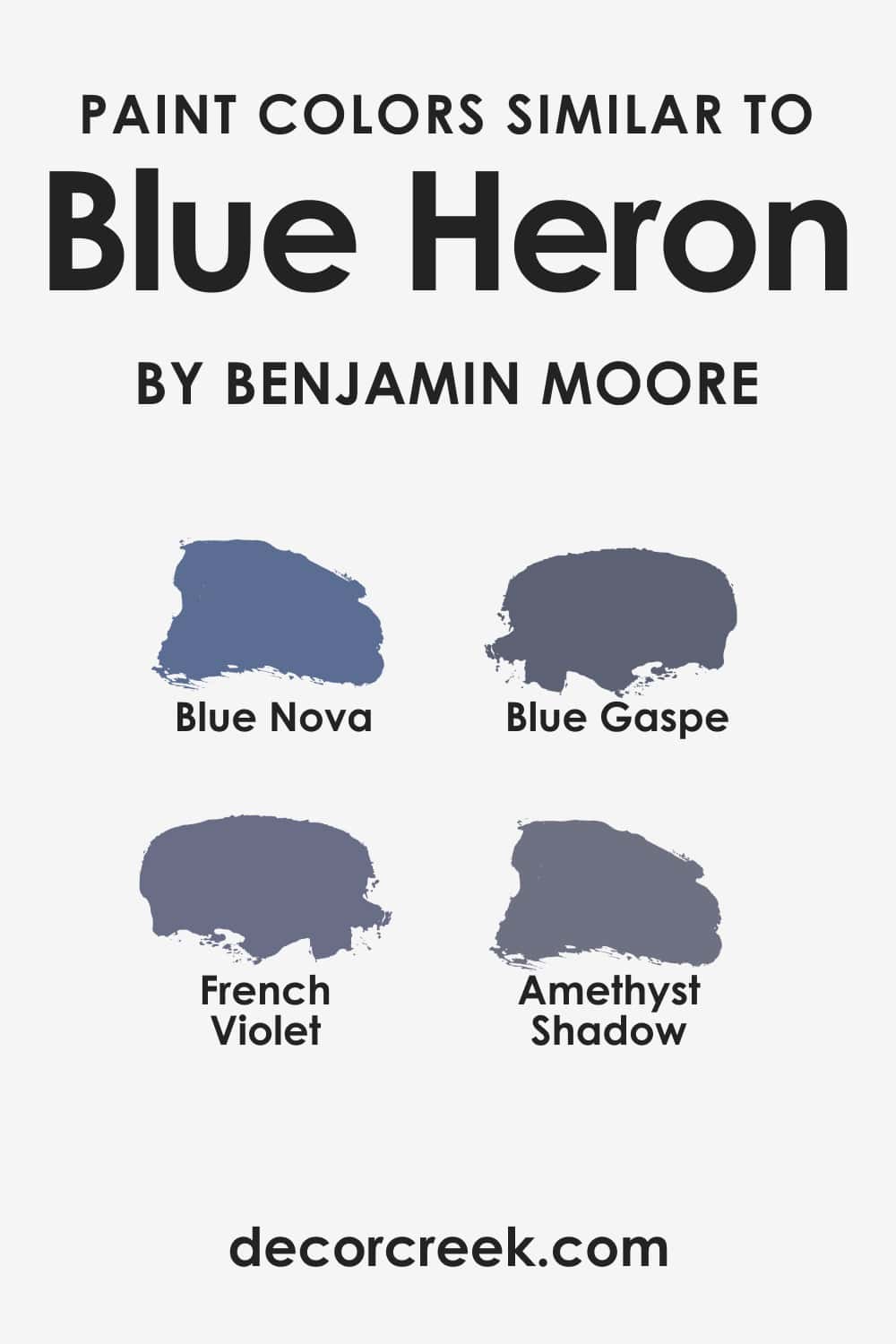 Paint Colors Similar to BM Blue Heron