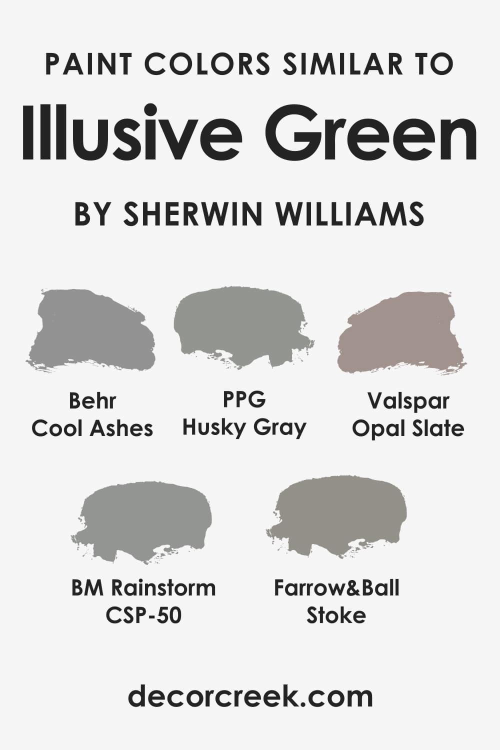 Pint Colors Similar to Illusive Green SW-9164