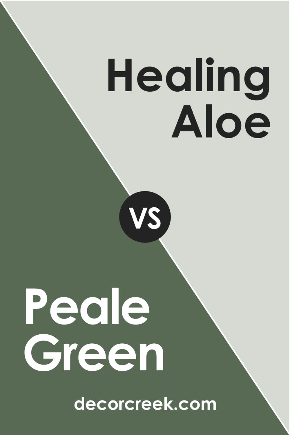 Peale Green vs Healing Aloe