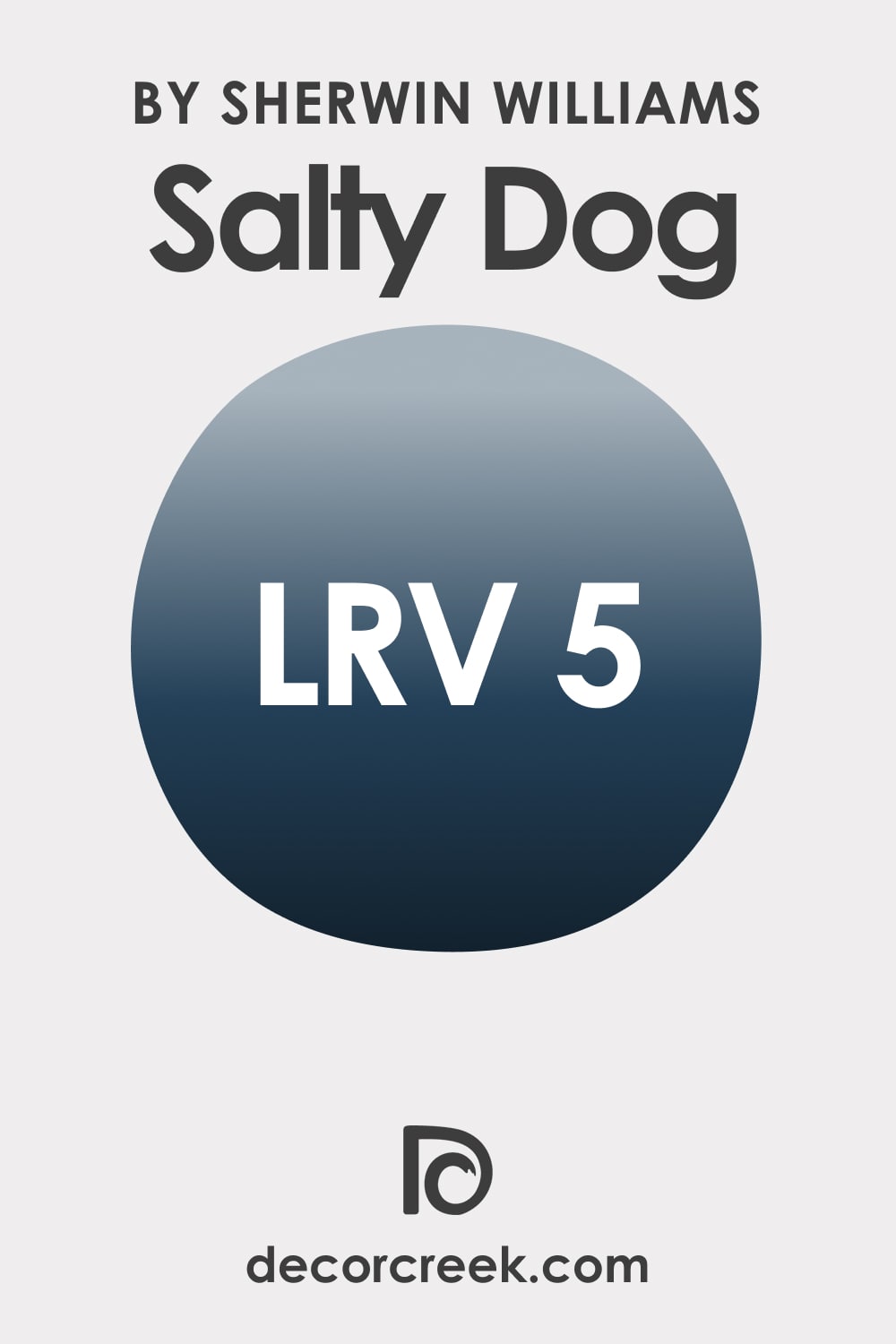 LRV of Salty Dog SW-9177 Paint Color