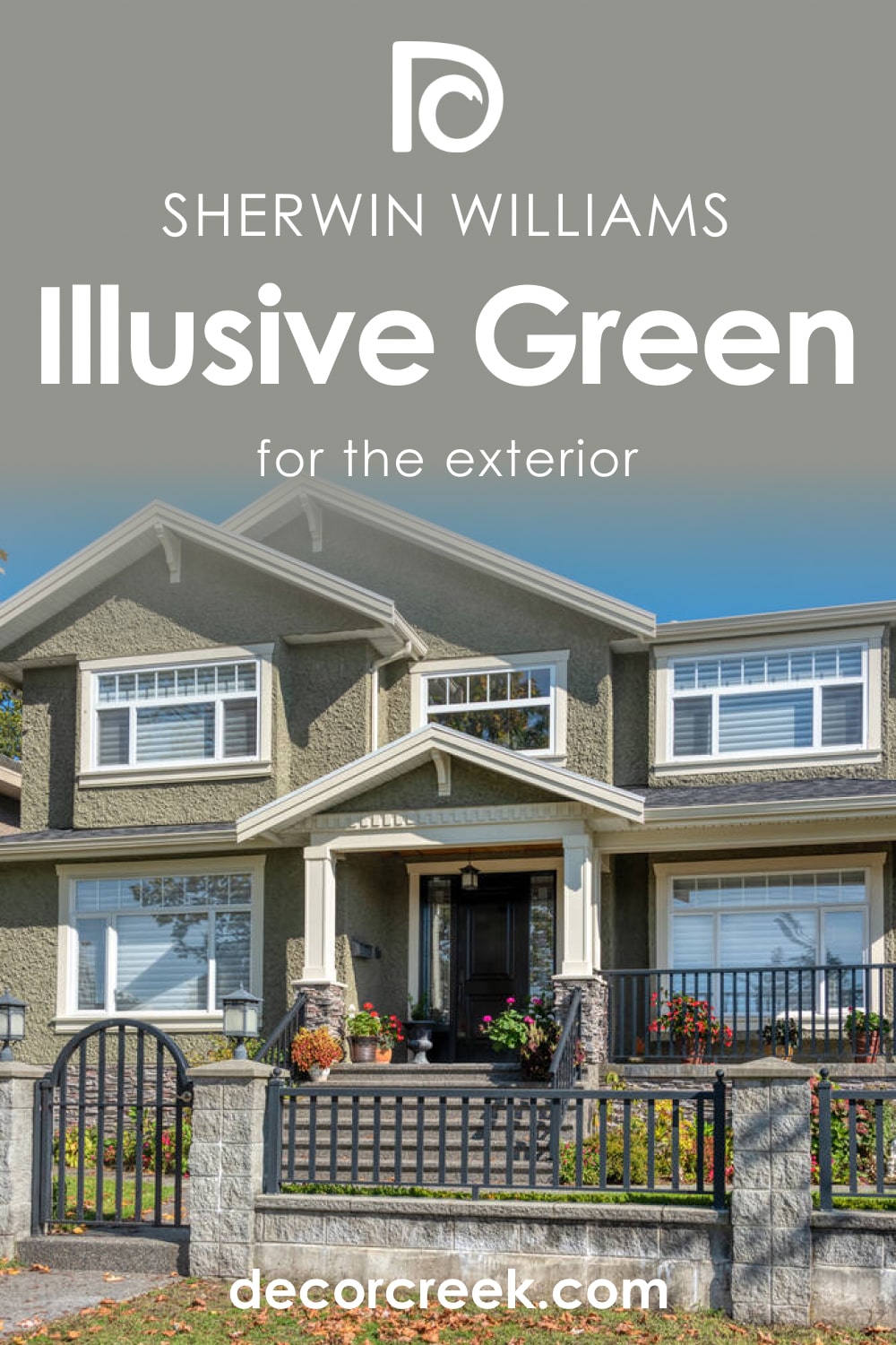 Illusive Green SW-9164 for the Exterior Use