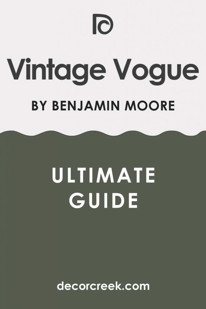 Vintage Vogue 462 Paint Color by Benjamin Moore