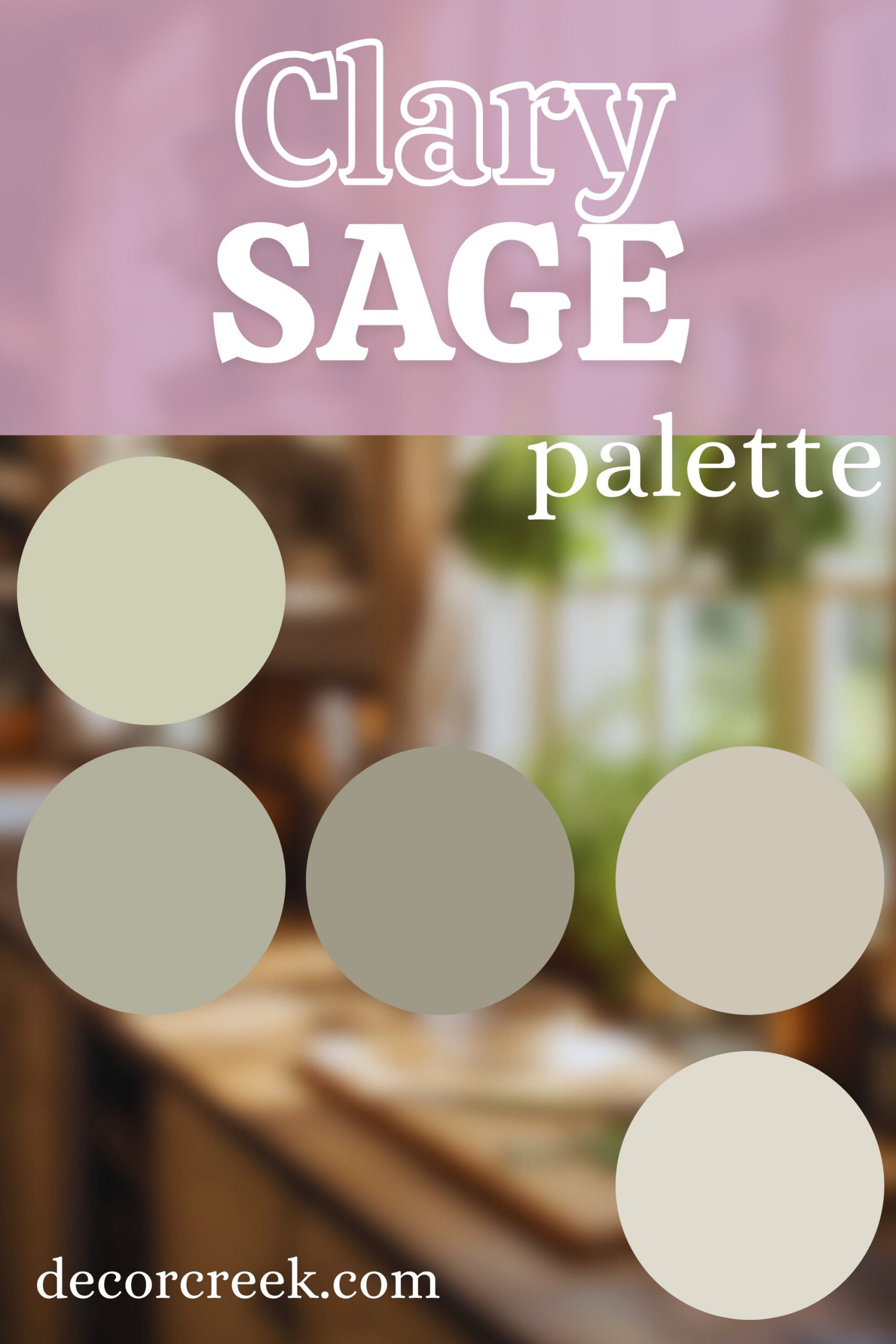 clary sage paint color palette