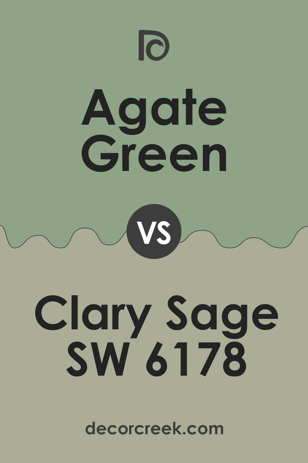 Agate Green vs Clary Sage
