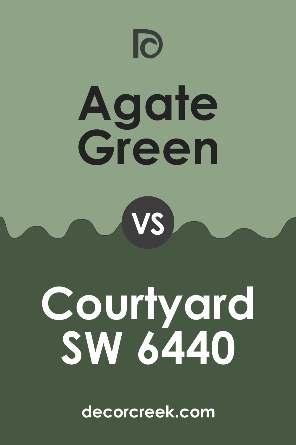 Agate Green vs Courtyard