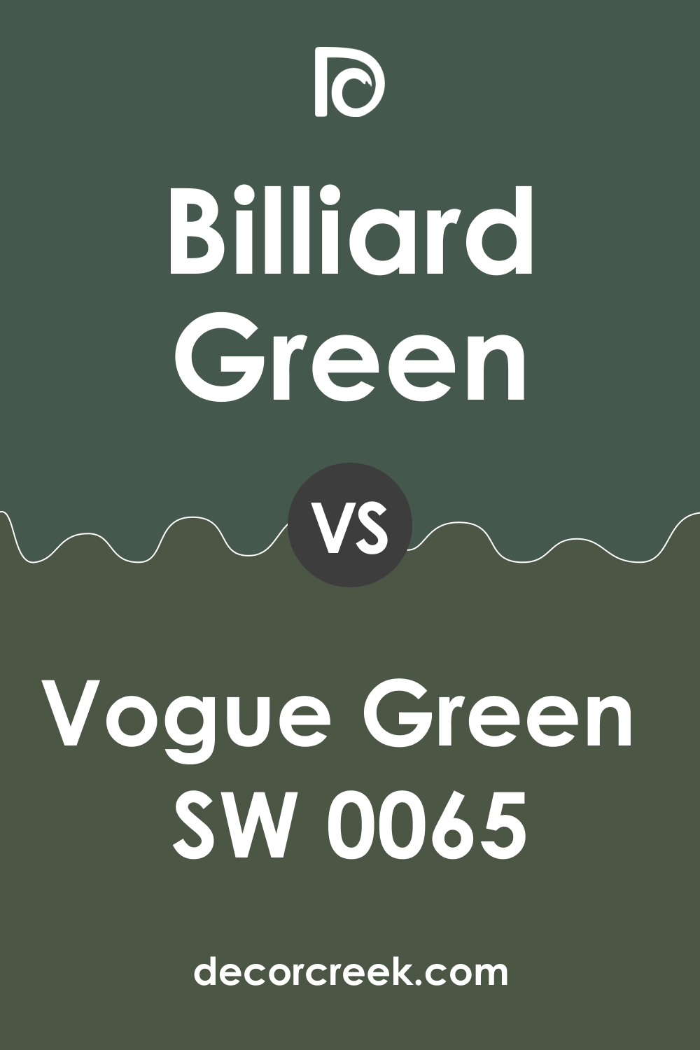 Billiard Green vs Vogue Green
