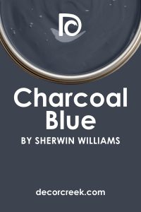 Charcoal Blue SW-2739 Paint Color by Sherwin-Williams