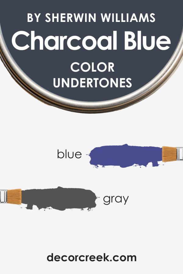 Charcoal Blue SW2739 Paint Color by SherwinWilliams