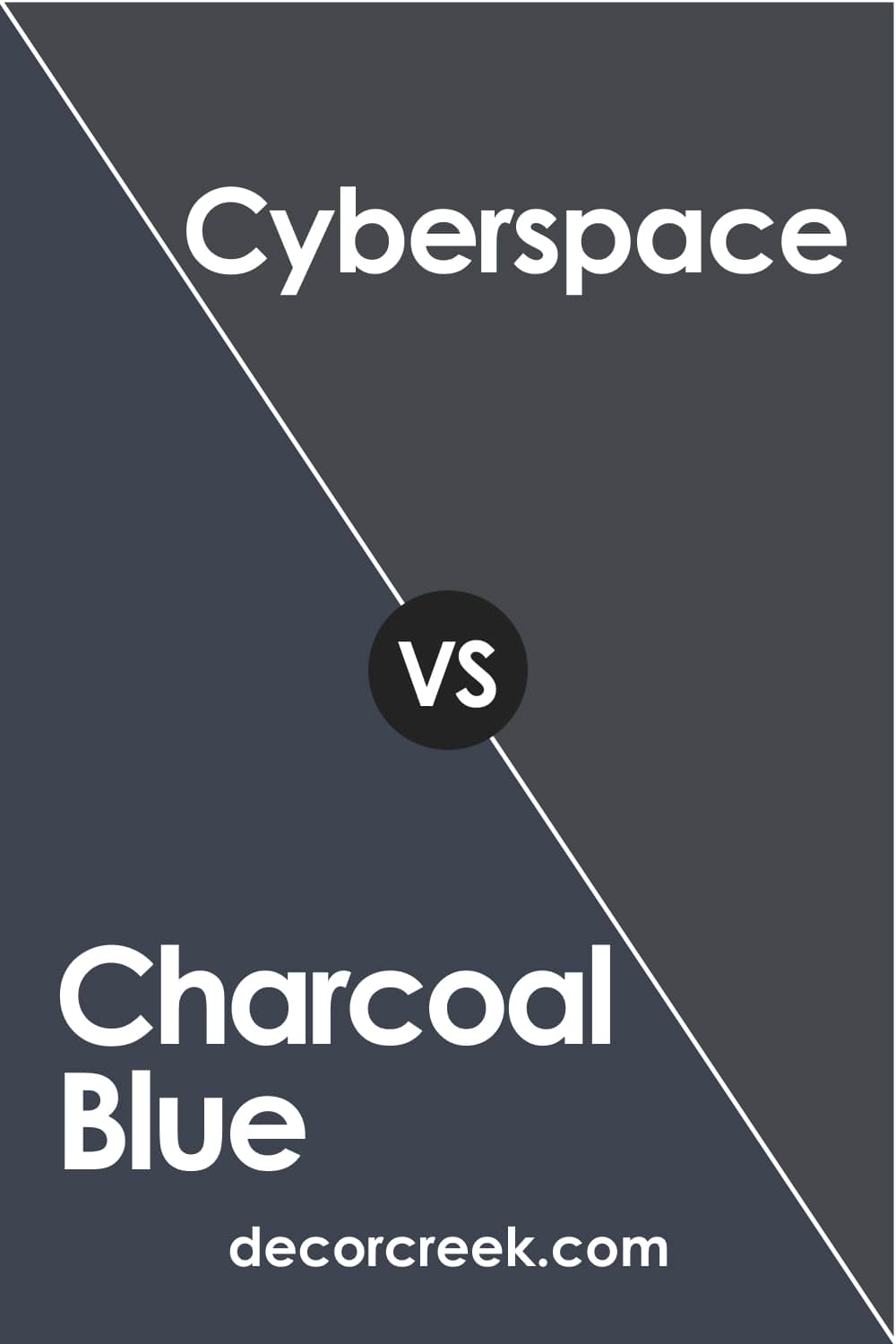 Charcoal Blue vs Cyberspace