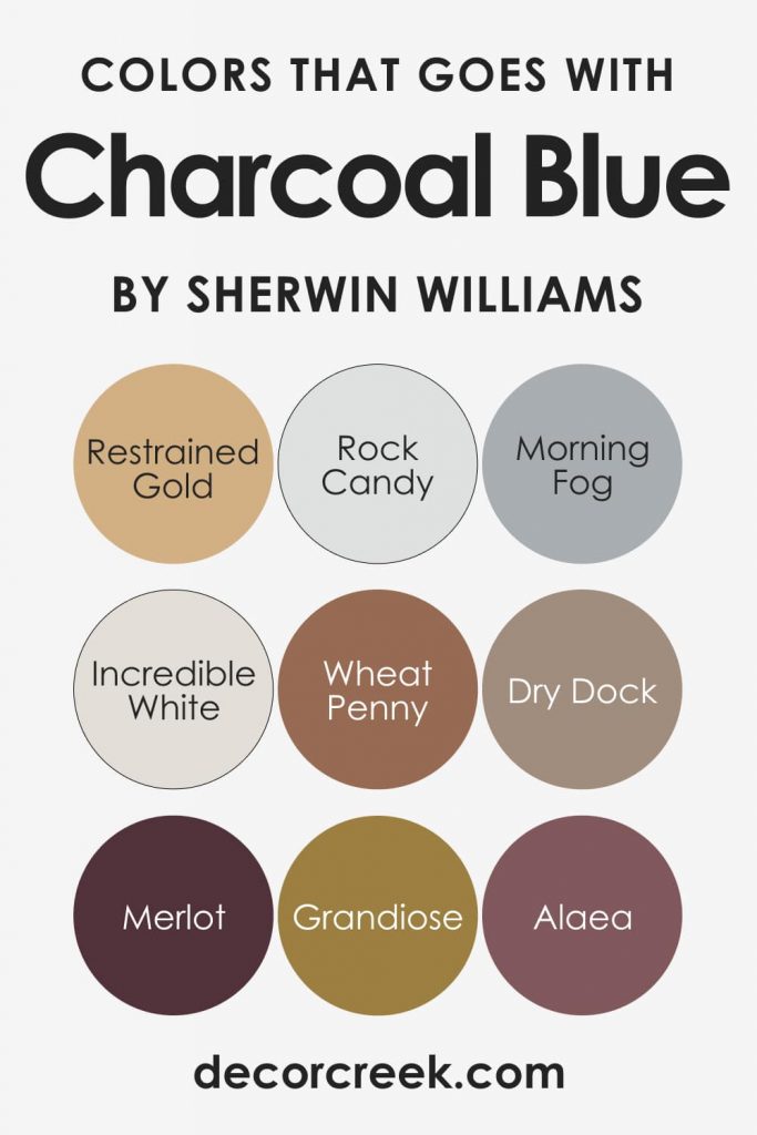 Charcoal Blue SW-2739 Paint Color by Sherwin-Williams