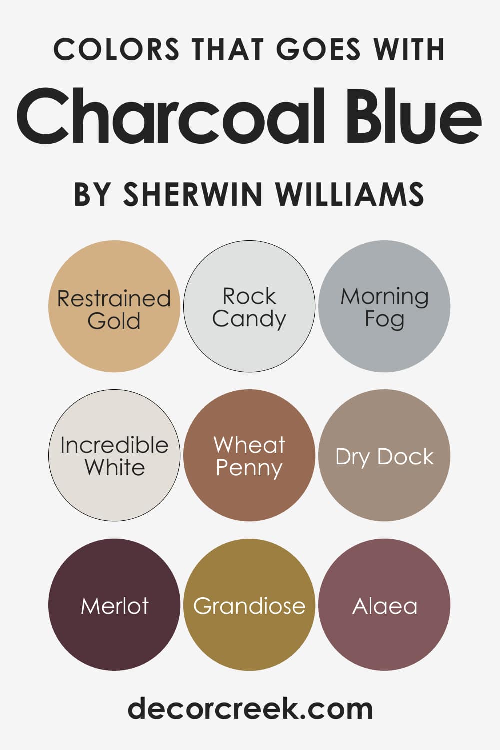 Colors That Go With SW Charcoal Blue