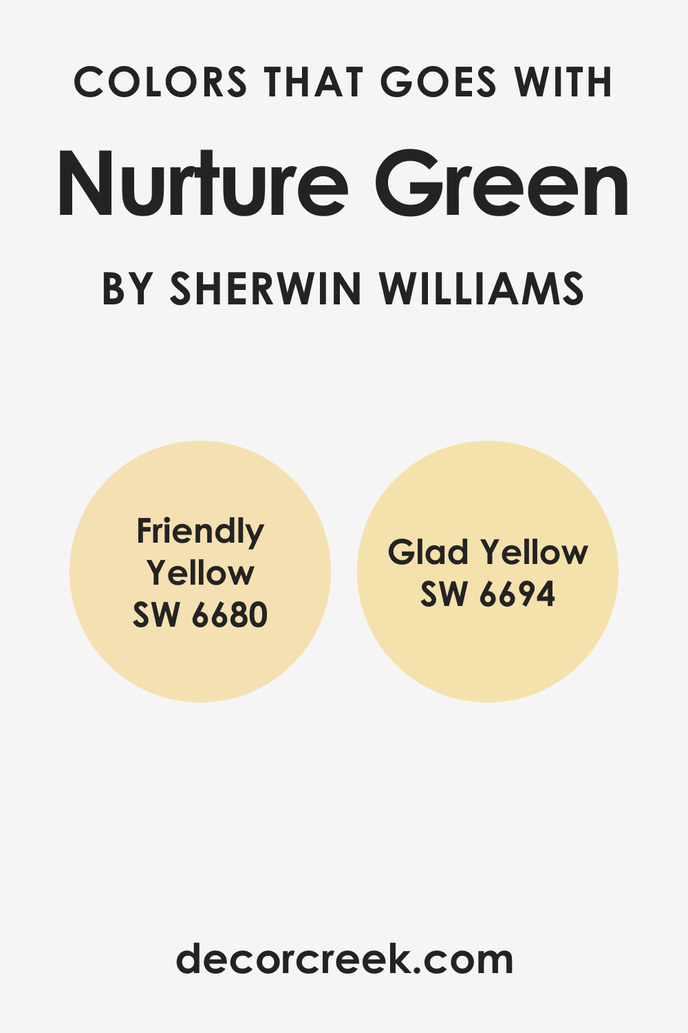 Colors That Go With SW Nurture Green