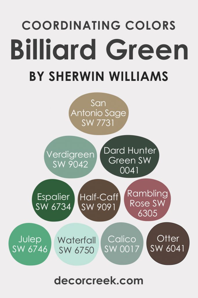 Billiard Green SW 0016 Paint Color by Sherwin-Williams