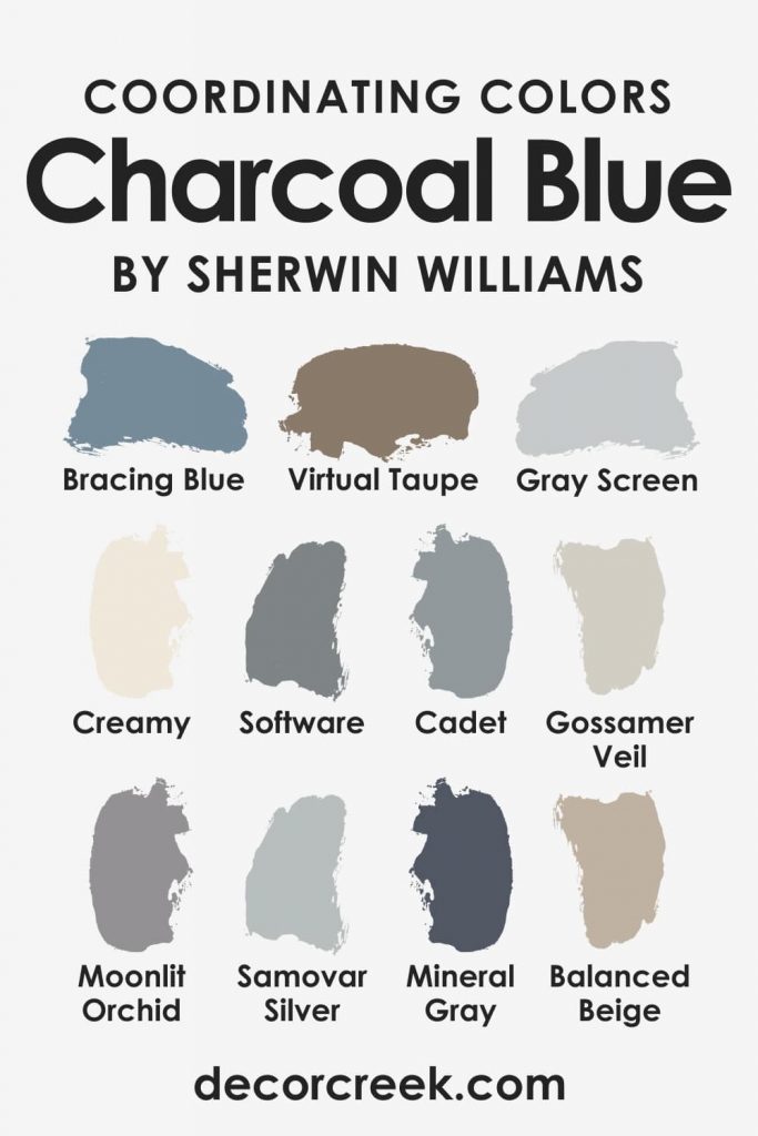 Charcoal Blue SW2739 Paint Color by SherwinWilliams