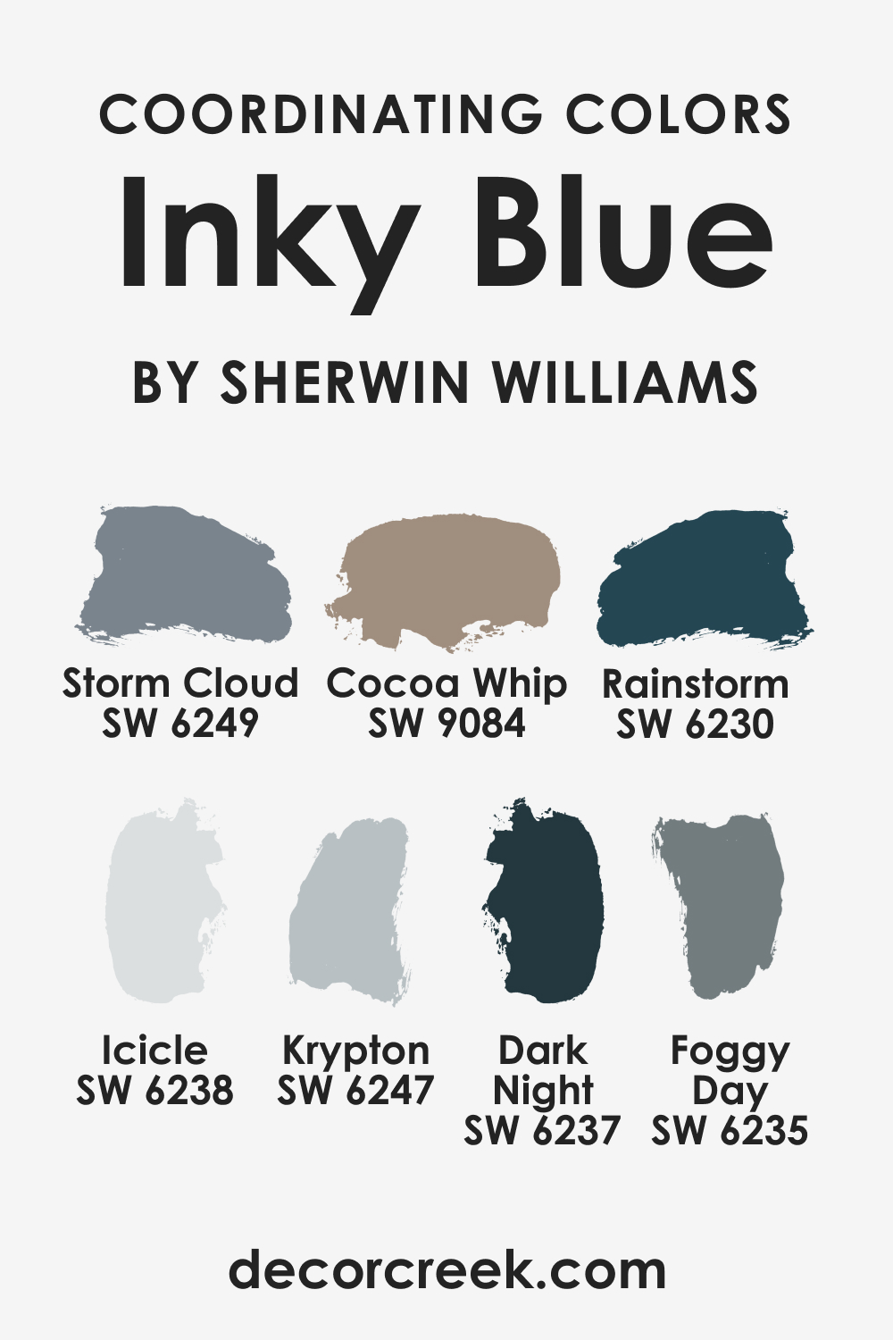 Inky Blue SW 9149 of Coordinating Colors