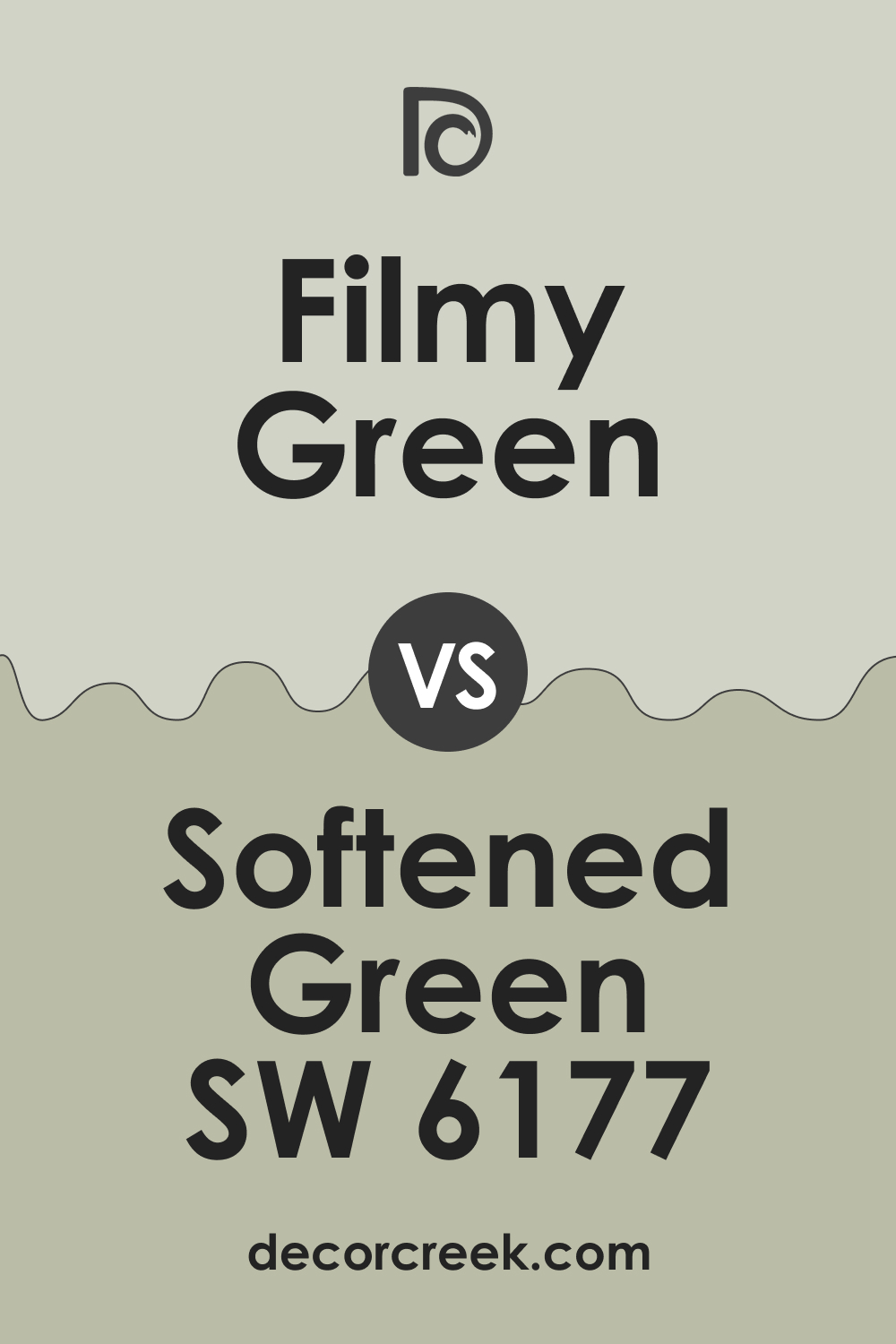 Filmy Green vs Softened Green