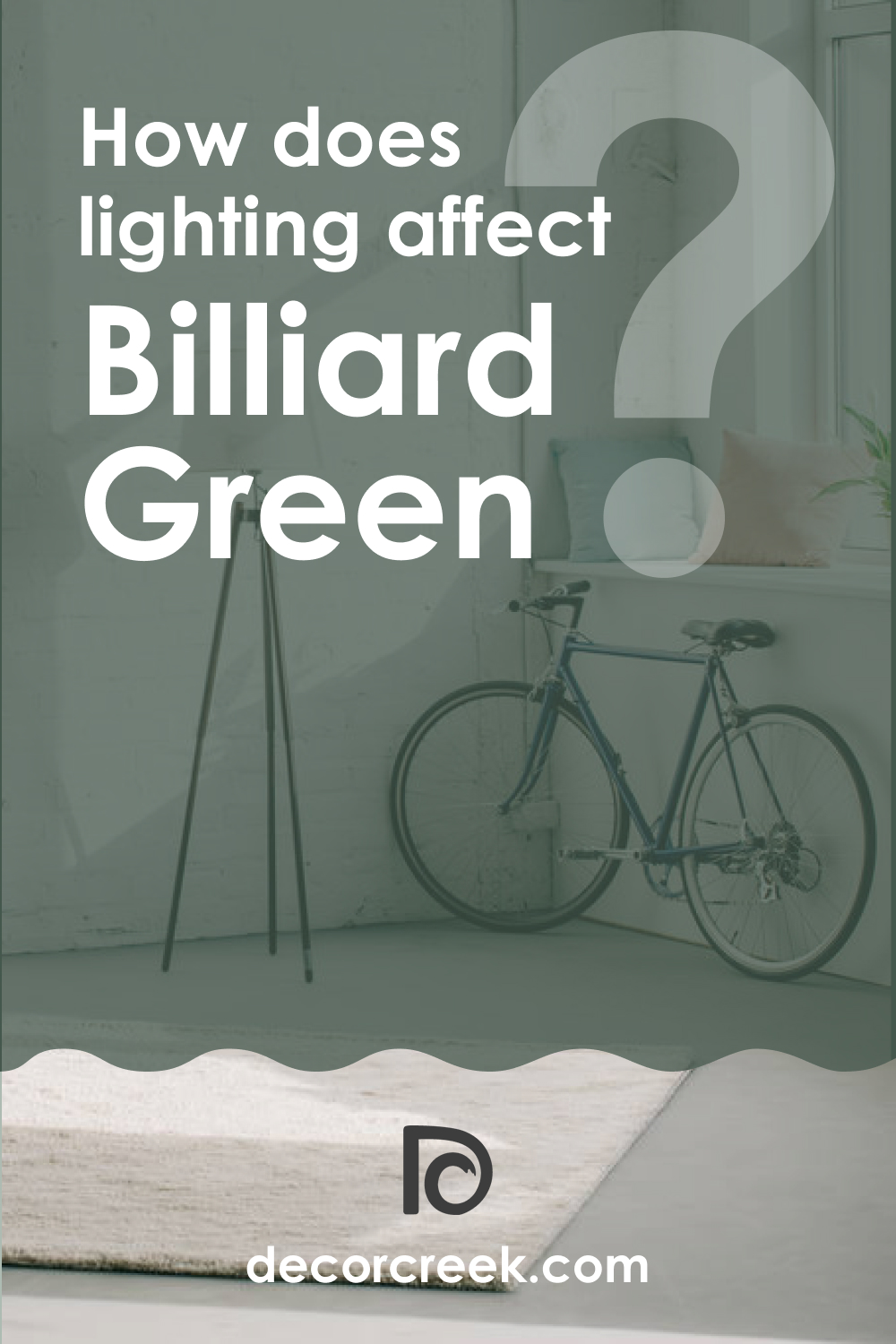 Lighting of Billiard Green SW 0016 Paint Color