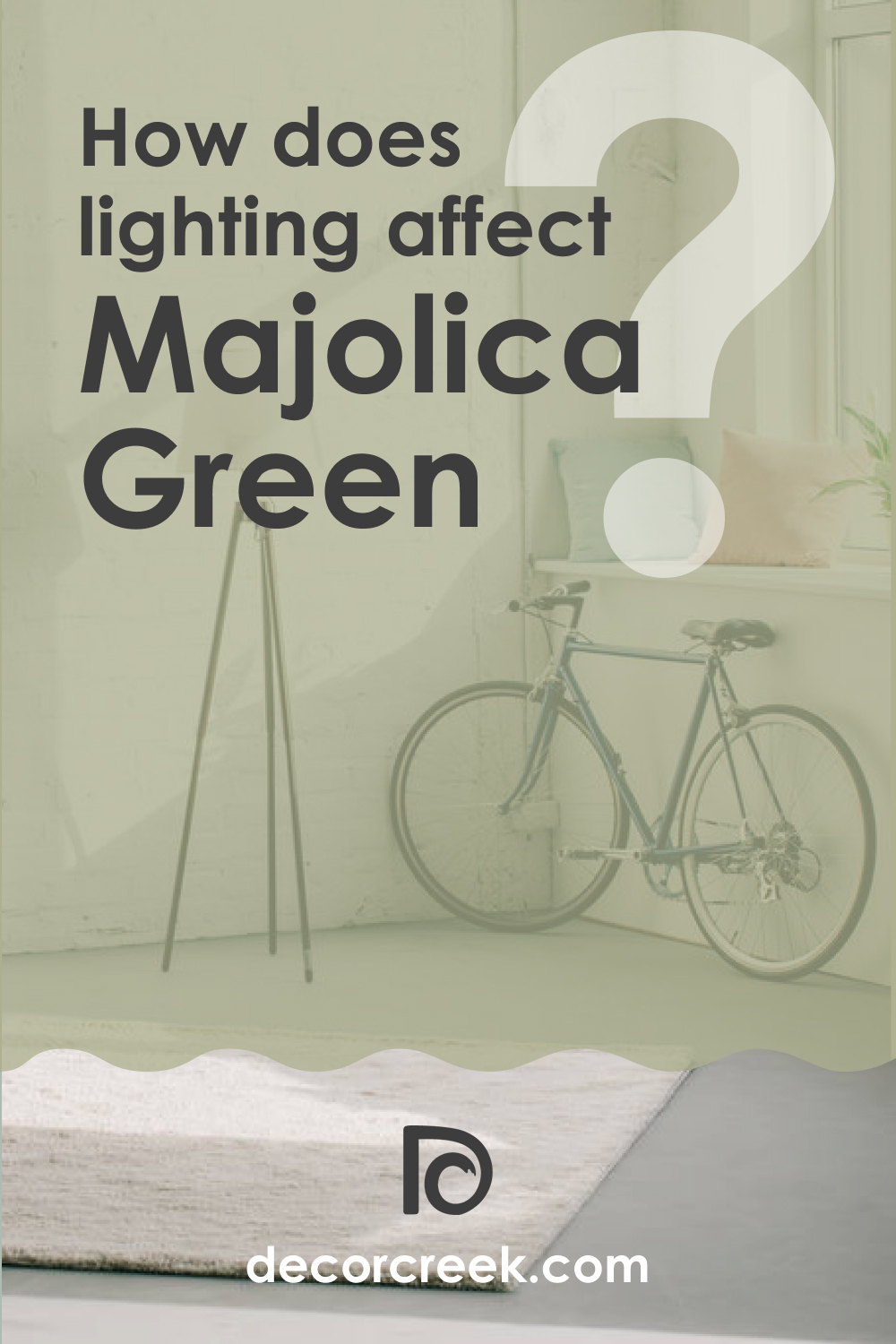 Lighting of Value of SW Majolica Green 