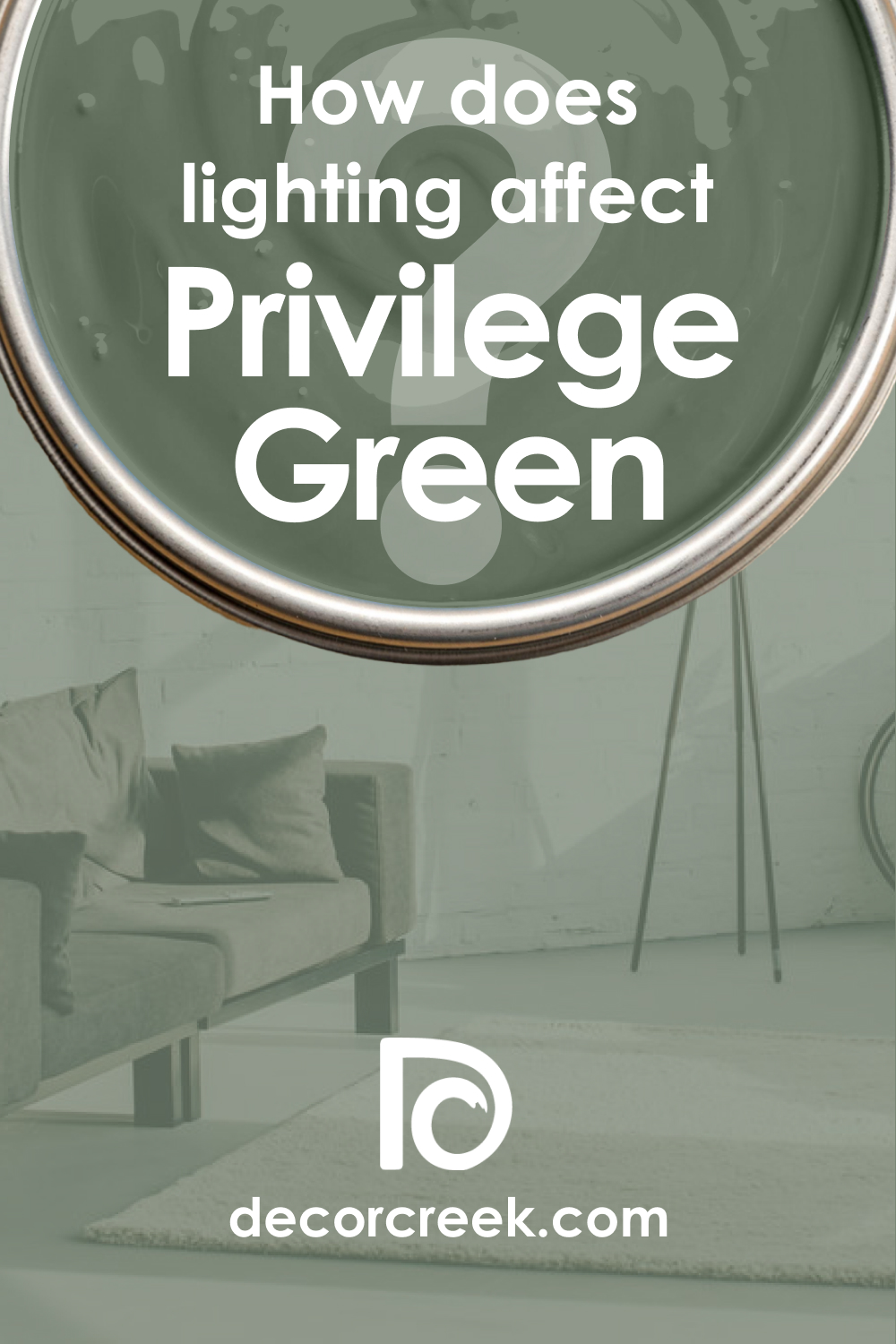 Lighting of Privilege Green SW 6193
