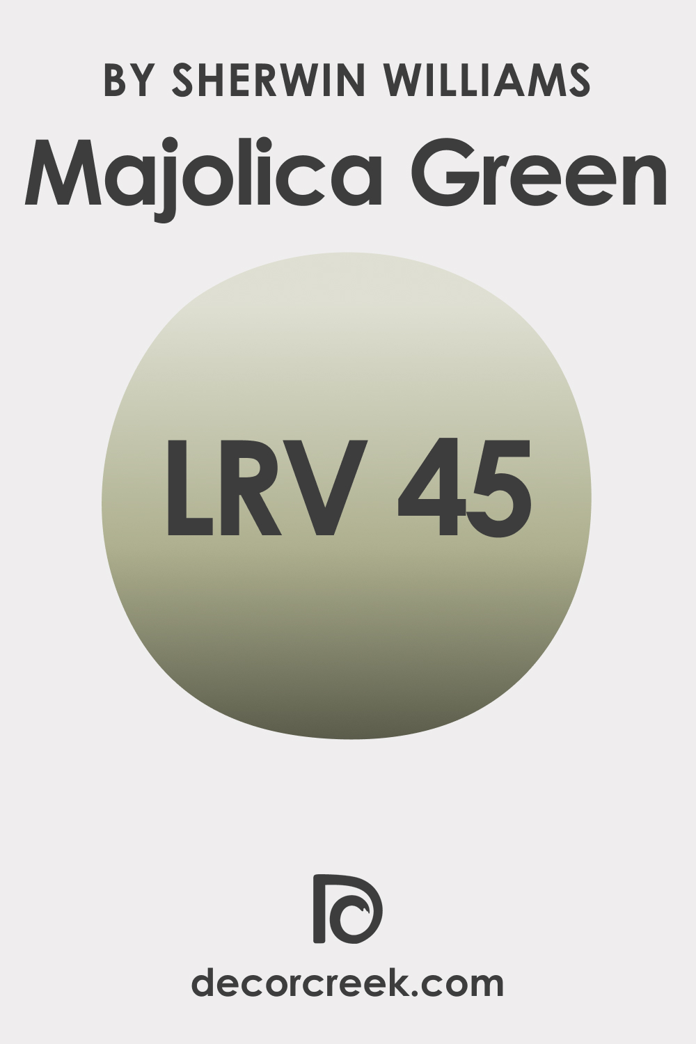What Is the LRV Value of SW Majolica Green Paint Color?