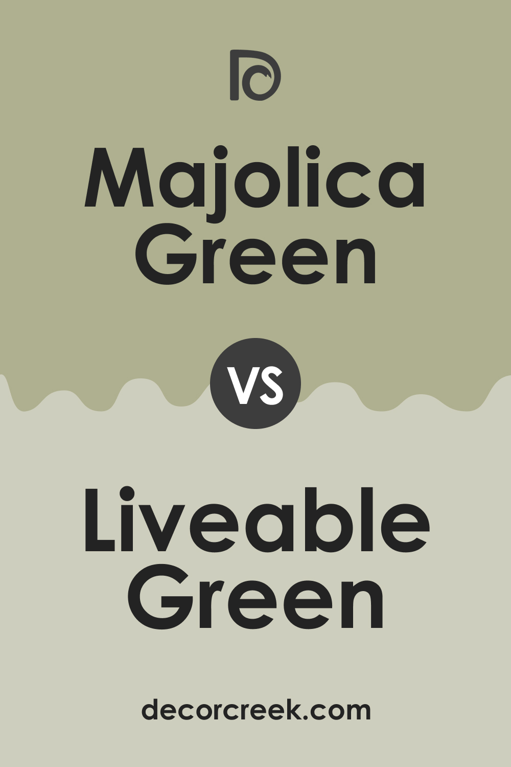 Majolica Green vs Liveable Green