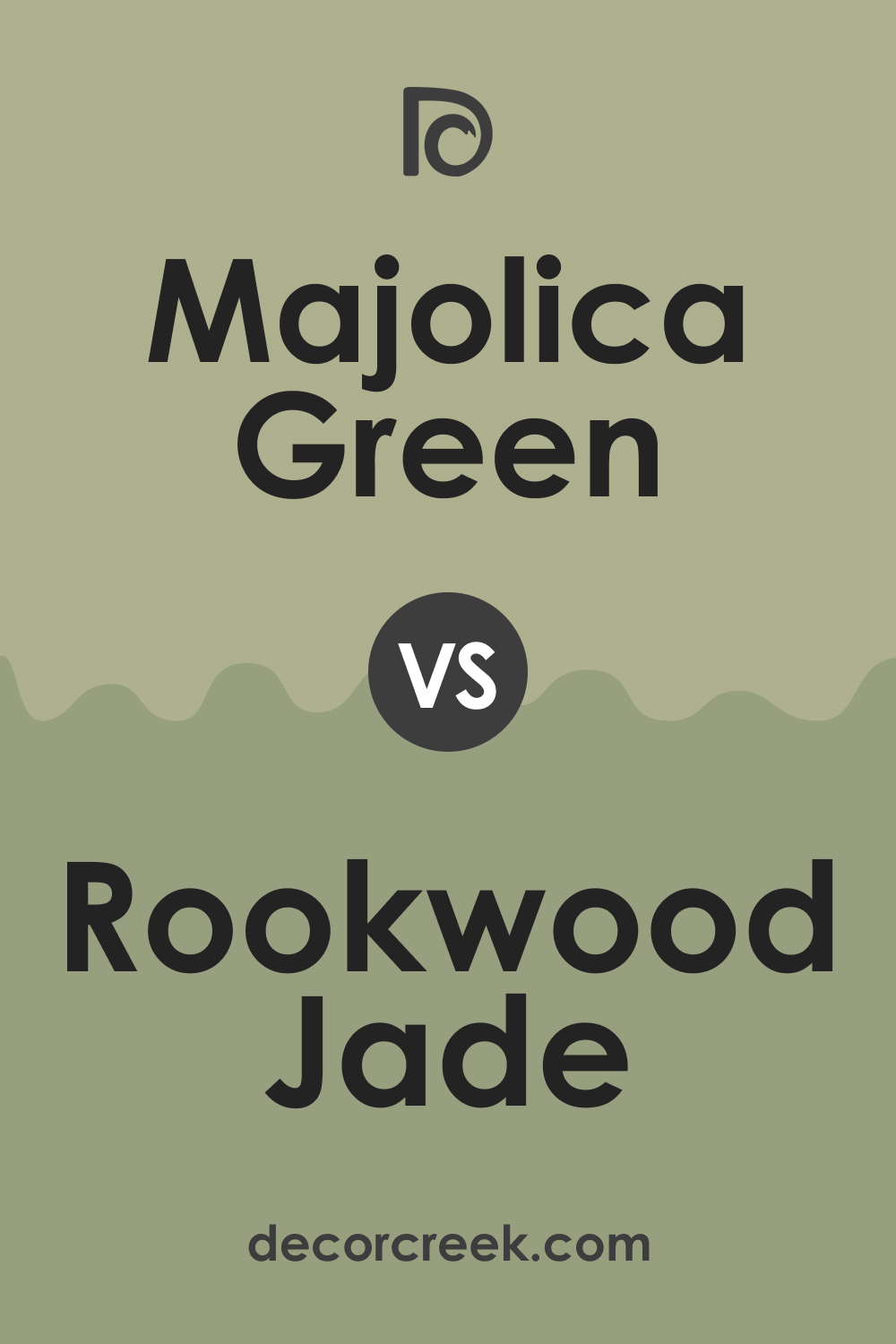 Majolica Green vs Rookwood Jade