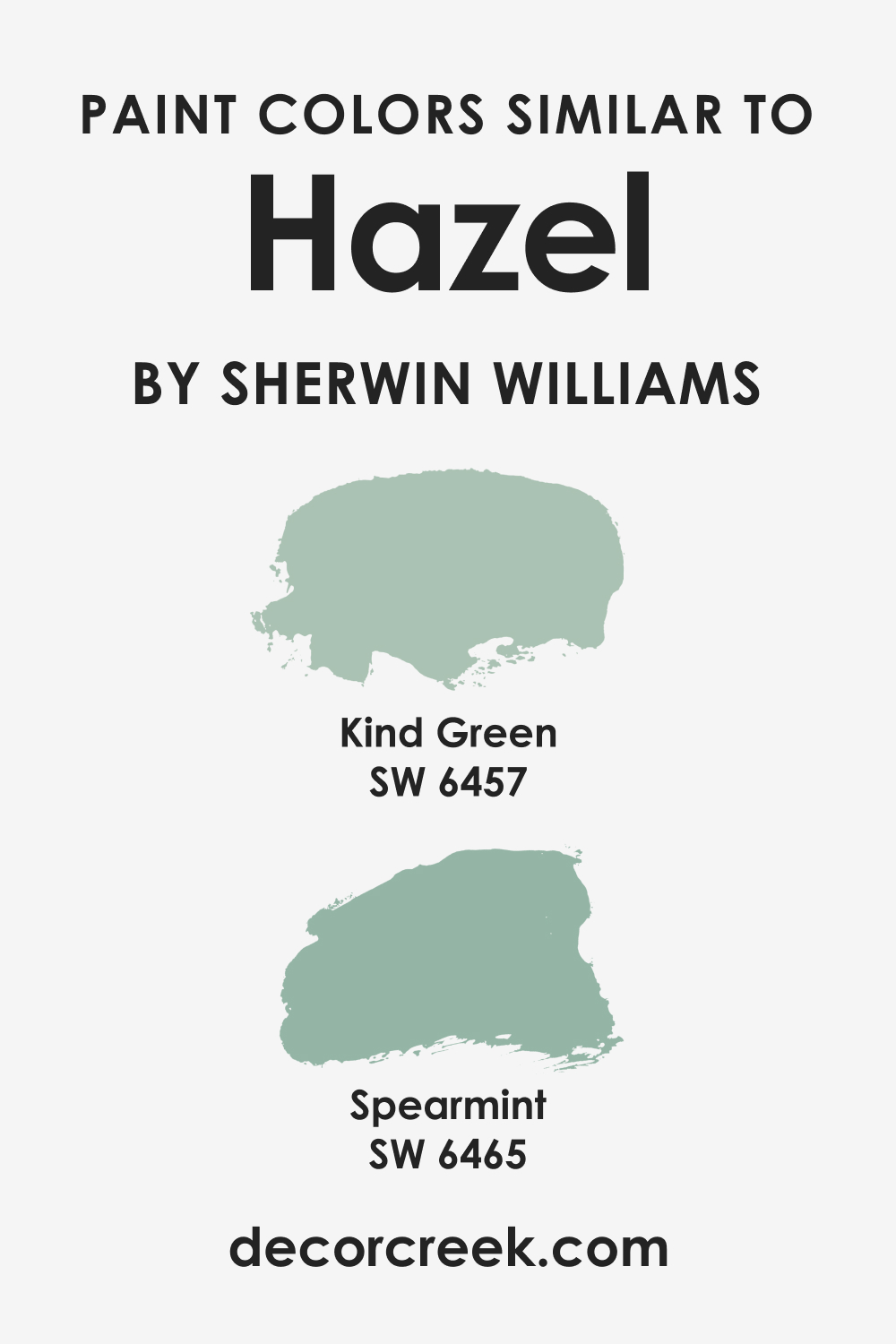 Colors Similar to SW 6471 Hazel Paint Color