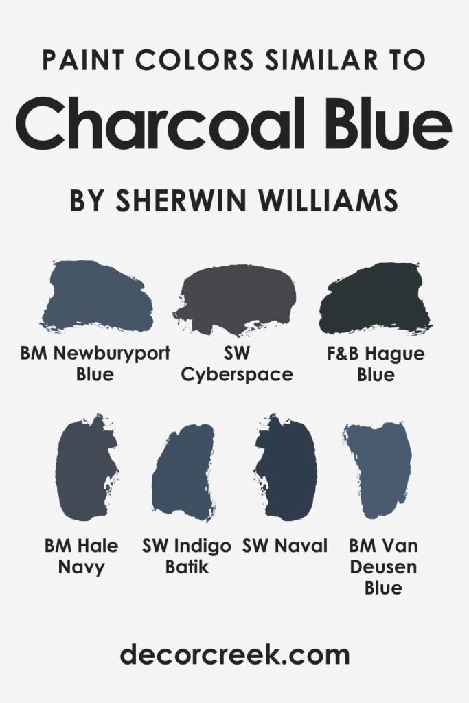 Charcoal Blue SW-2739 Paint Color by Sherwin-Williams