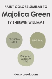 Majolica Green SW-0013 Paint Color by Sherwin-Williams