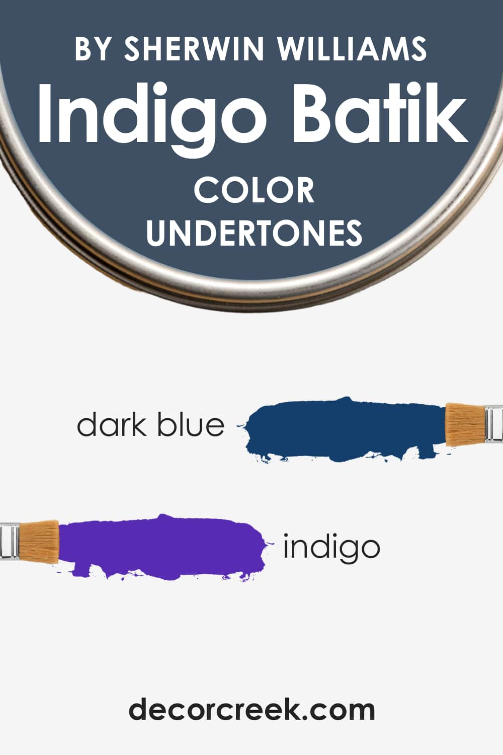 What Undertones Does Sherwin-Williams SW-7602 Indigo Batik Have?