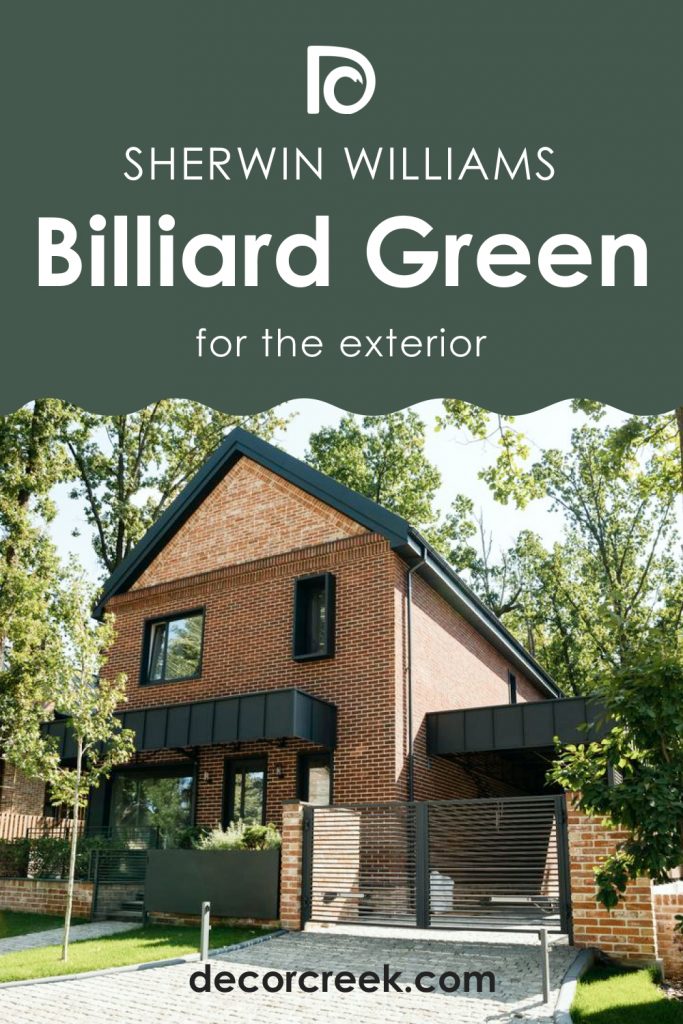 Billiard Green SW 0016 Paint Color by Sherwin-Williams