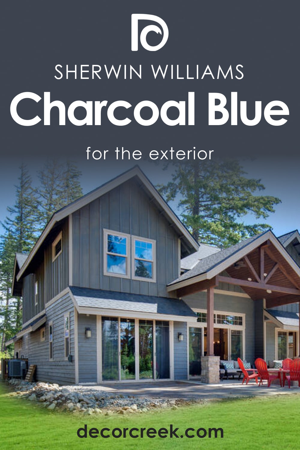 Charcoal Blue SW-2739 for the Exterior Use