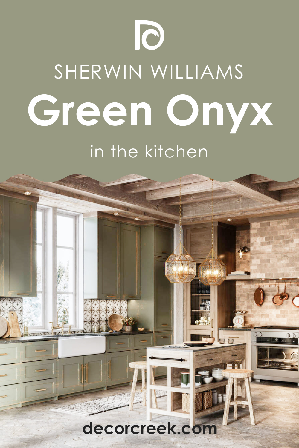 Green Onyx SW 9128 for Kitchen