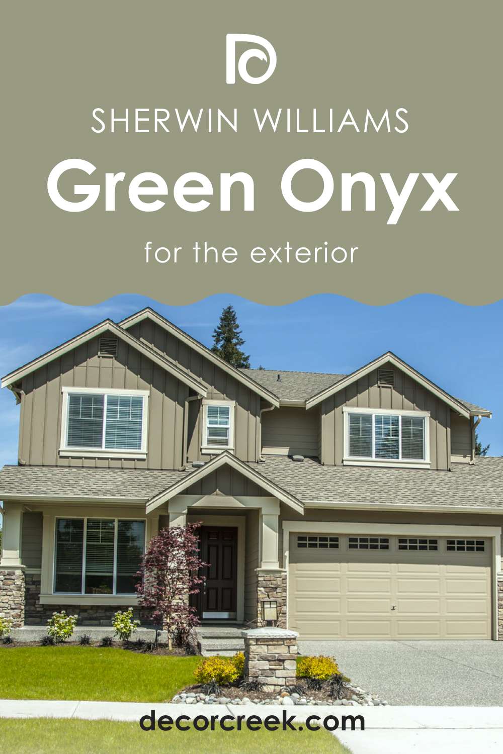 Green Onyx SW 9128 for the Exterior use