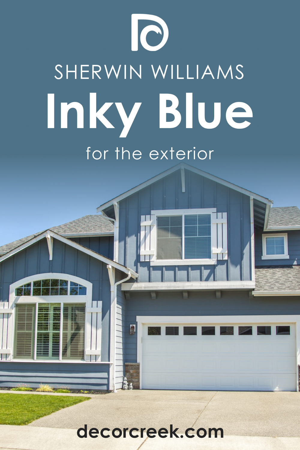 Inky Blue SW 9149 for the Exterior Use