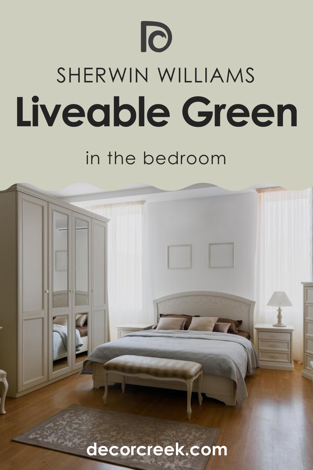 Liveable Green SW 6176 in a Bedroom