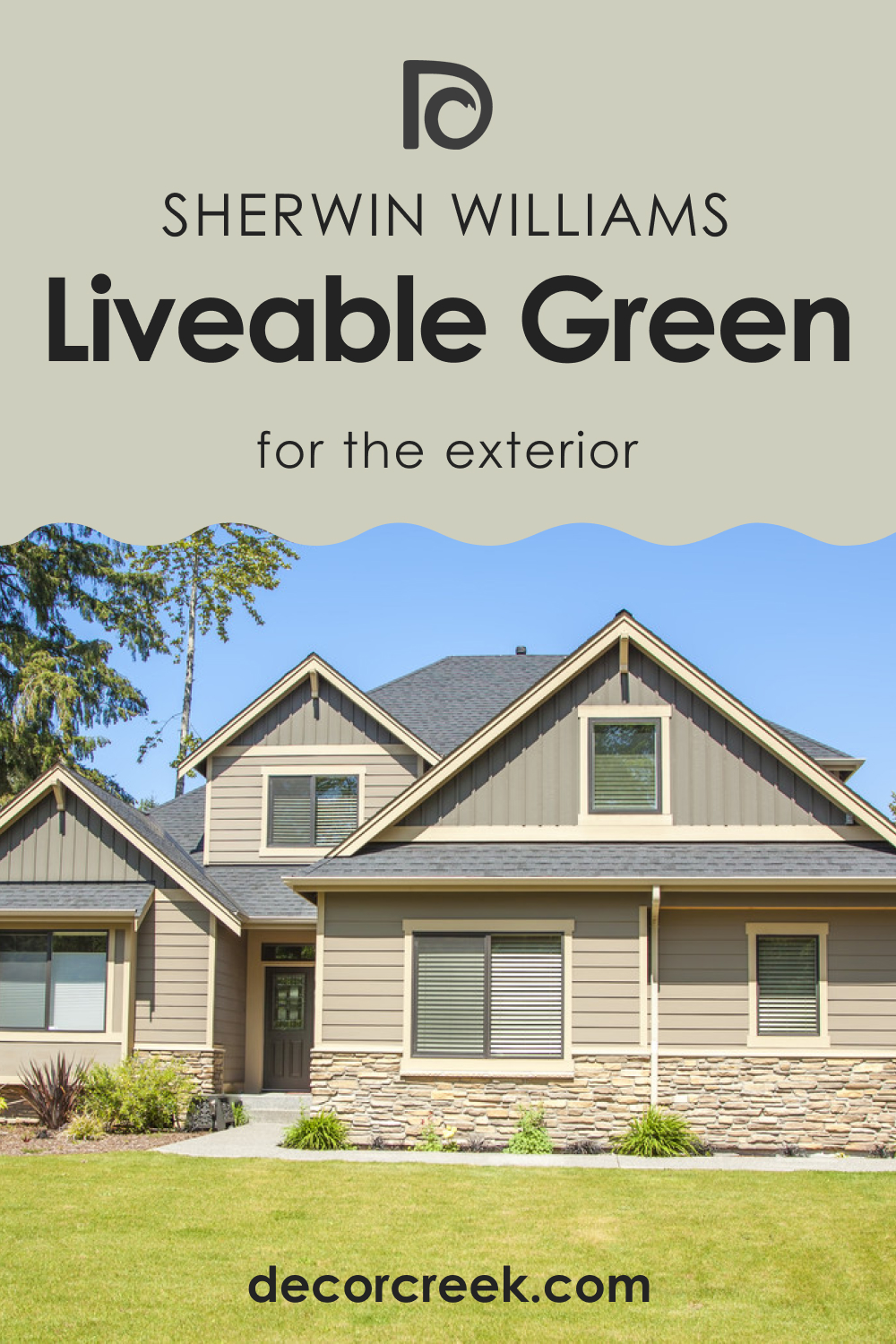 Liveable Green SW 6176 for the Exterior Use