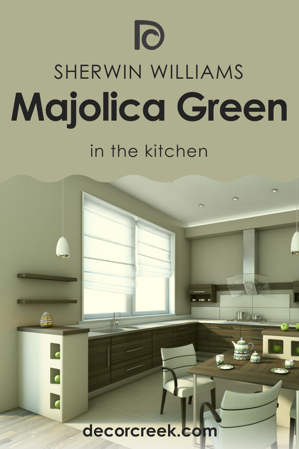 Majolica Green SW-0013 in the Kitchen