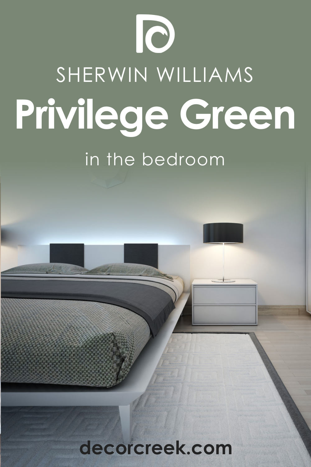 Privilege Green SW 6193 on Bedroom
