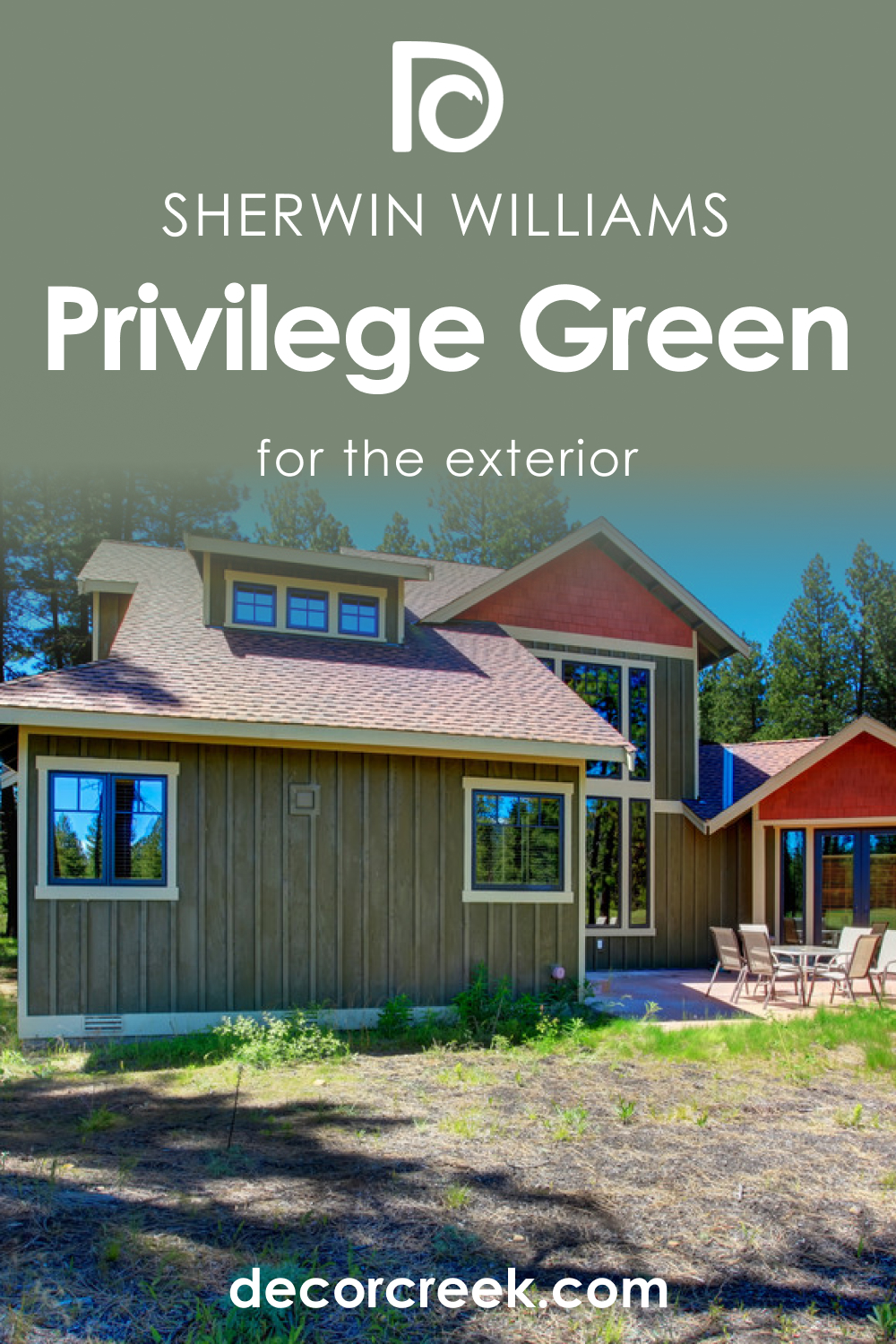 Privilege Green SW 6193 for Exterior Use