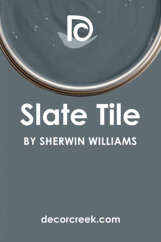 Slate Tile SW-7624 Paint Color by Sherwin-Williams