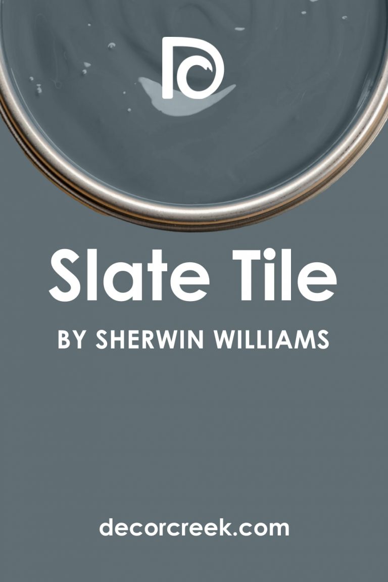 Slate Tile SW7624 Paint Color by SherwinWilliams