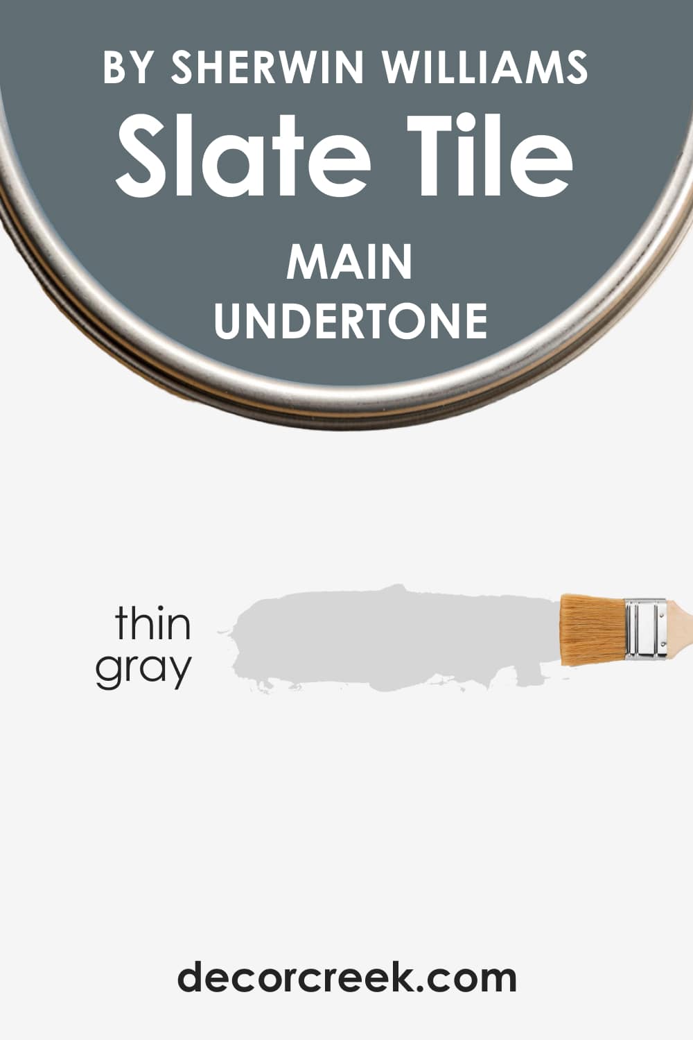 What Undertones Does Sherwin-Williams Slate Tile Color Have?